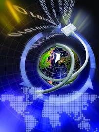 解鎖創意無限 網絡科技主題圖片模板與PSD素材深度應用指南